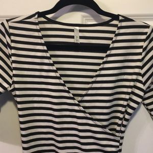 Black & White striped dress